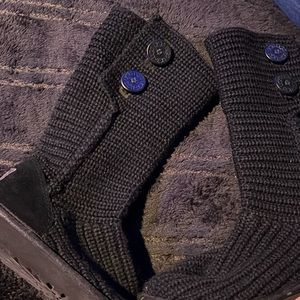 Black sweater Ugg boots. Only used one time. Like new